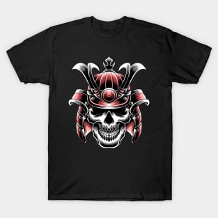 Artwork Illustration Skull Samurai T-Shirt